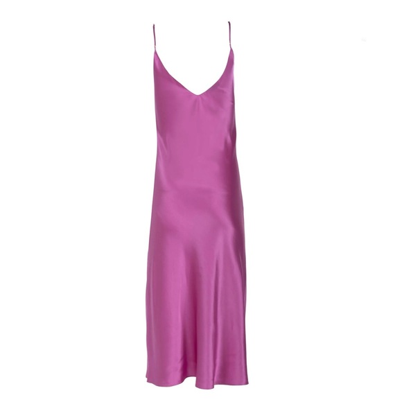 Dannijo Vibrant Orchid Midi Slip Dress - Picture 3 of 3
